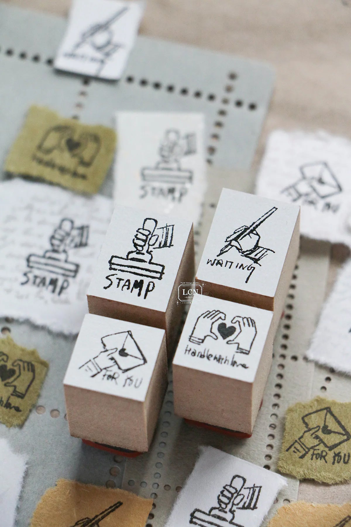LCN Design Studio: Tiny Signs Rubber Stamps Set