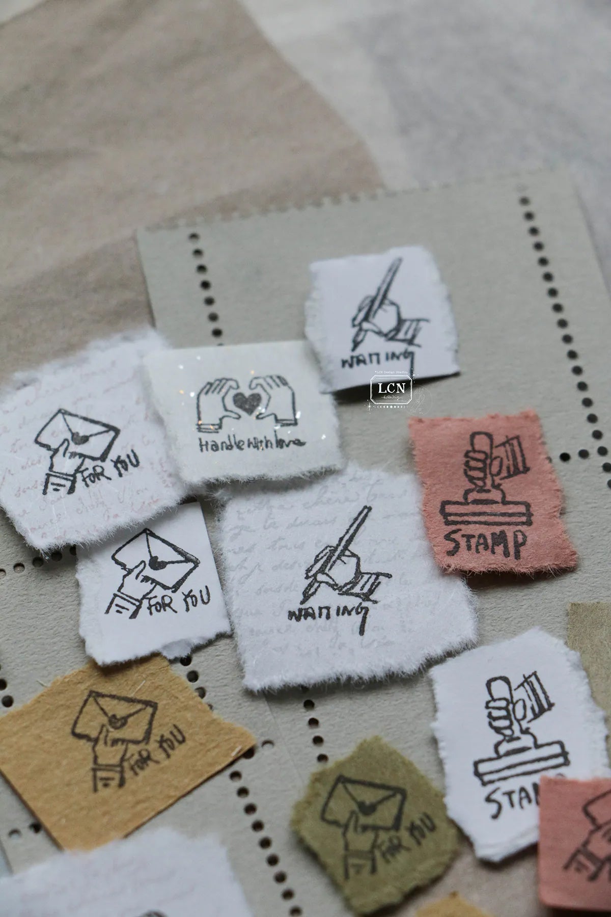 LCN Design Studio: Tiny Signs Rubber Stamps Set