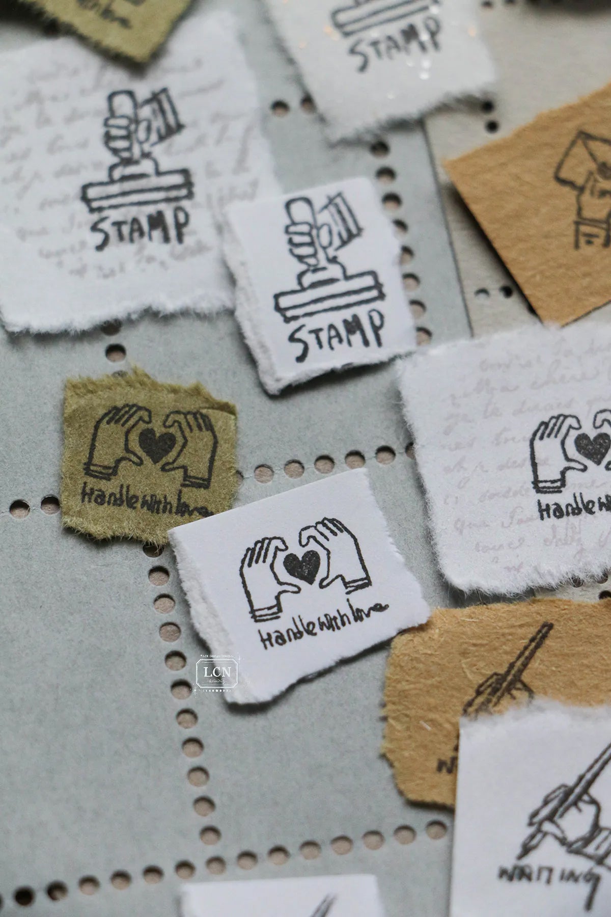 LCN Design Studio: Tiny Signs Rubber Stamps Set