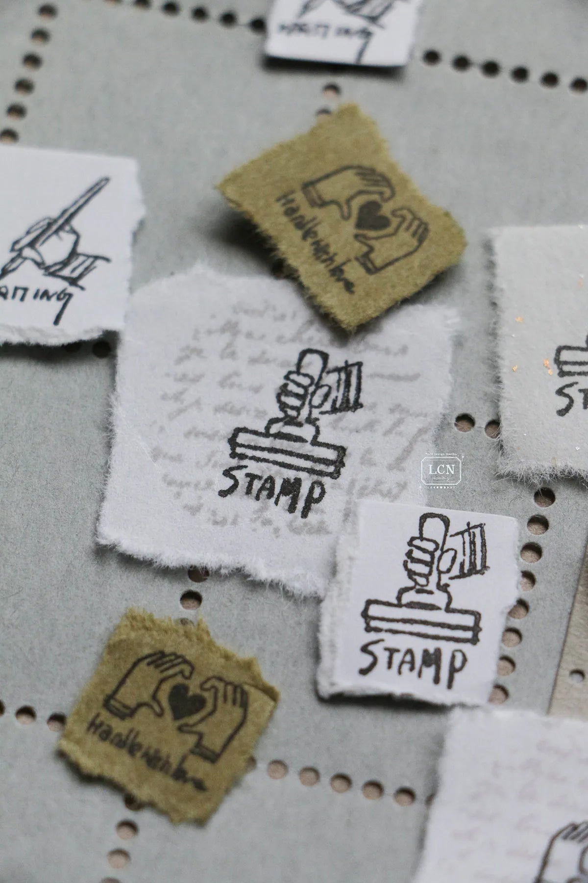 LCN Design Studio: Tiny Signs Rubber Stamps Set
