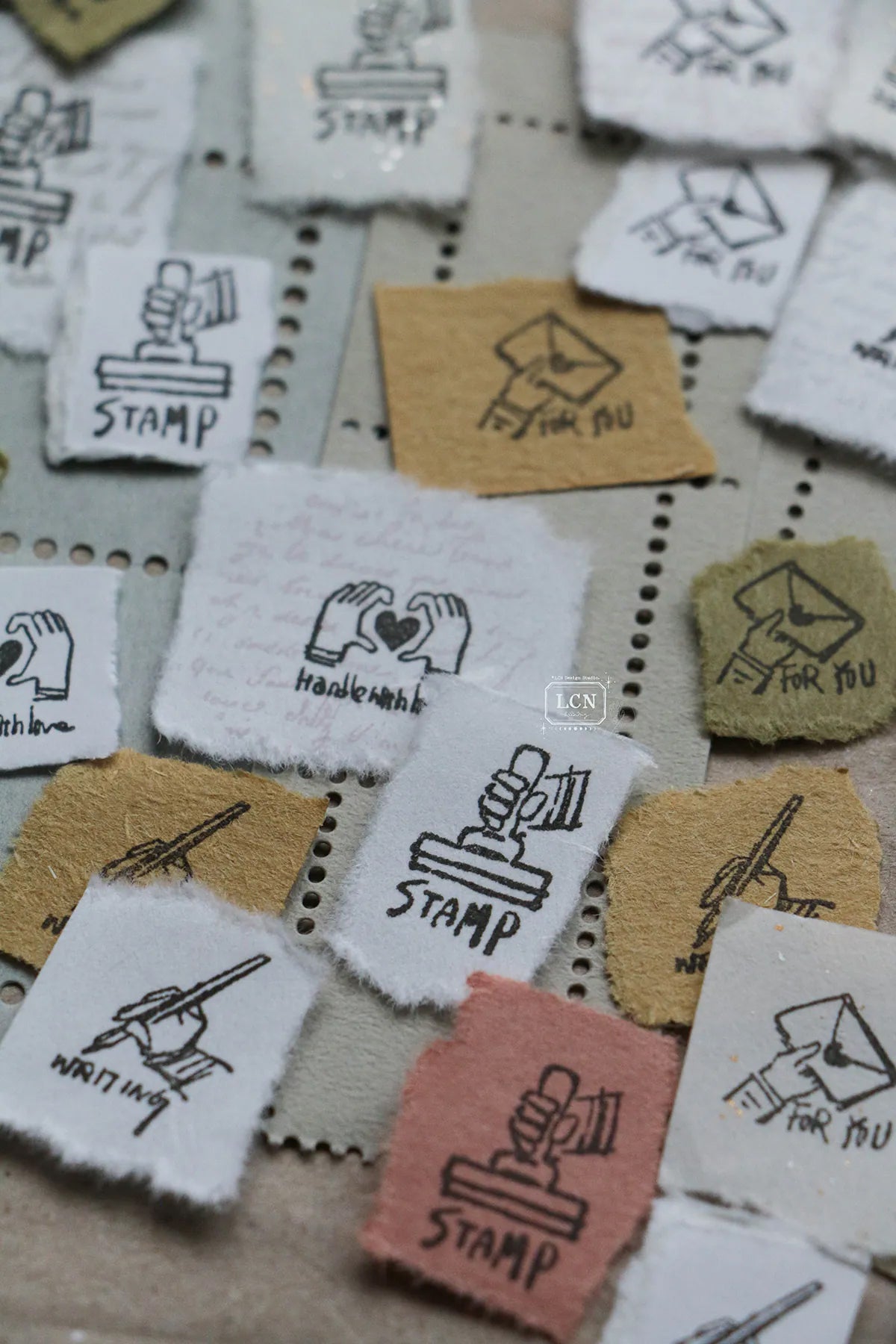 LCN Design Studio: Tiny Signs Rubber Stamps Set