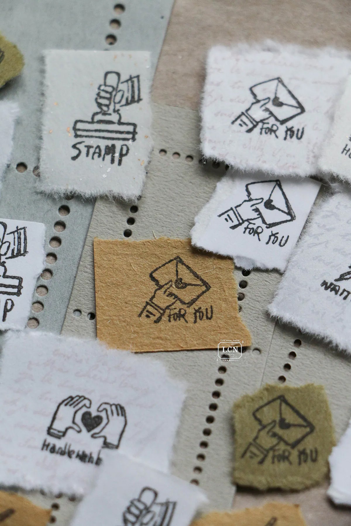 LCN Design Studio: Tiny Signs Rubber Stamps Set
