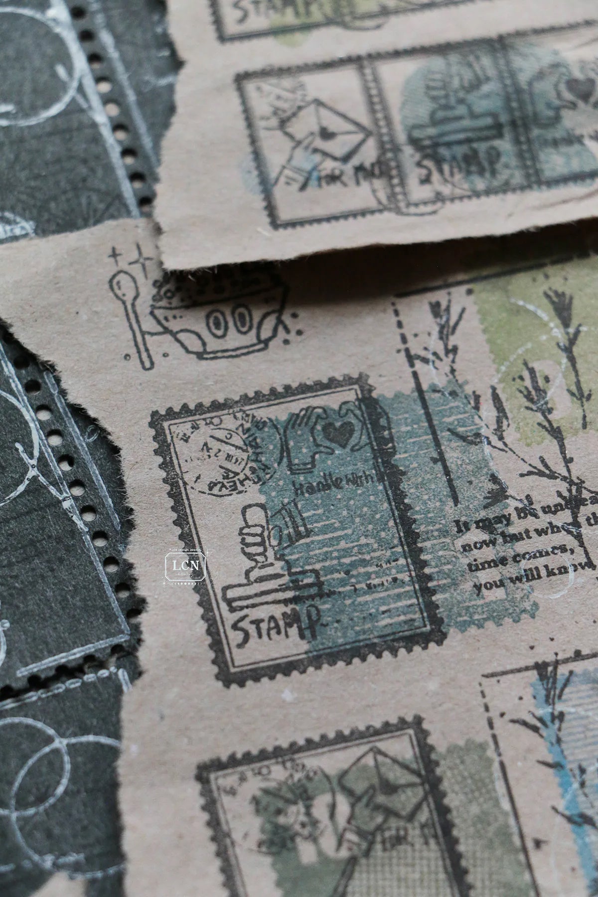 LCN Design Studio: Tiny Signs Rubber Stamps Set