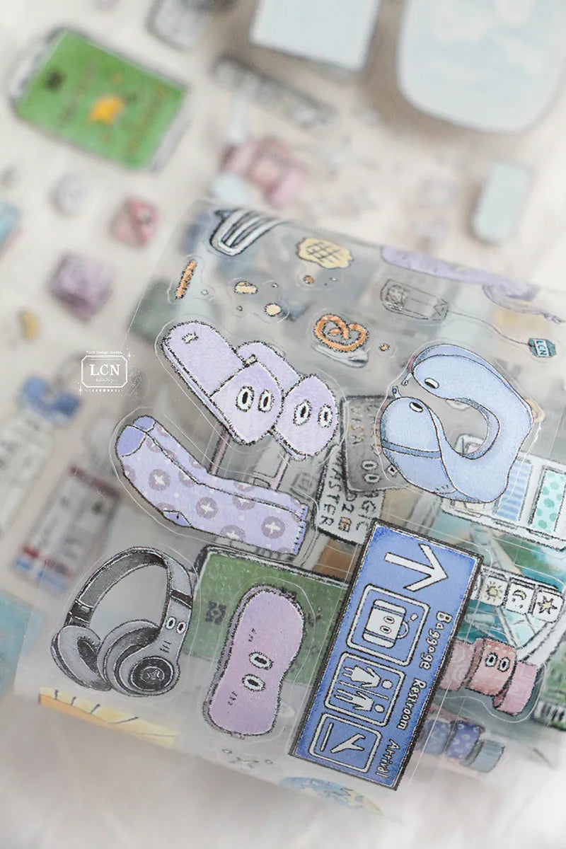 LCN Design Studio: Travel Essentials Kiss-Cut PET Tape
