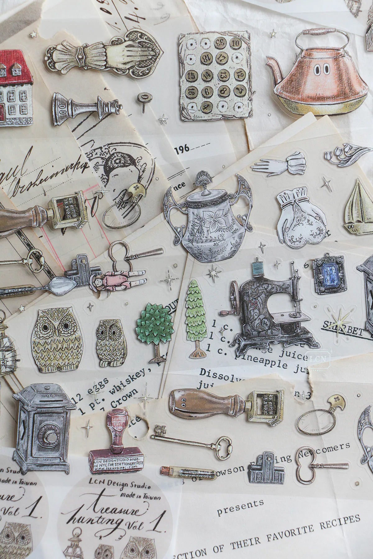 LCN Design Studio: Treasure Hunting VOL 1 Kiss-Cut PET Tape