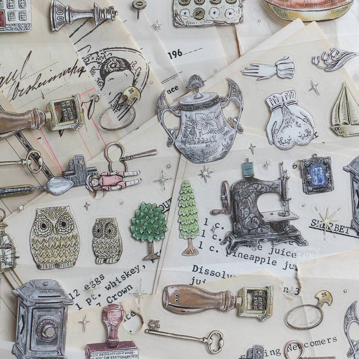 LCN Design Studio: Treasure Hunting VOL 1 Kiss-Cut PET Tape
