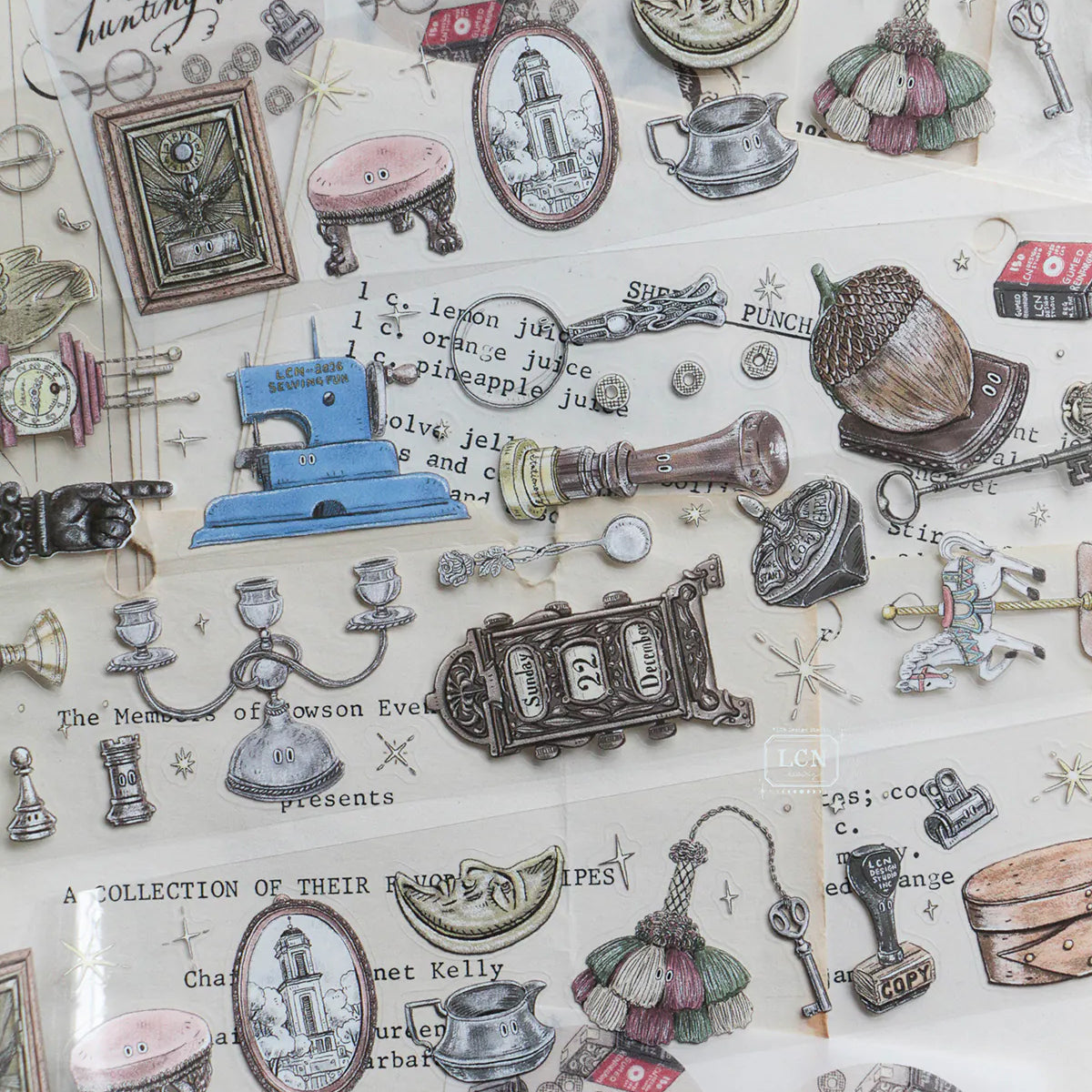 LCN Design Studio: Treasure Hunting VOL 2 Kiss-Cut PET Tape