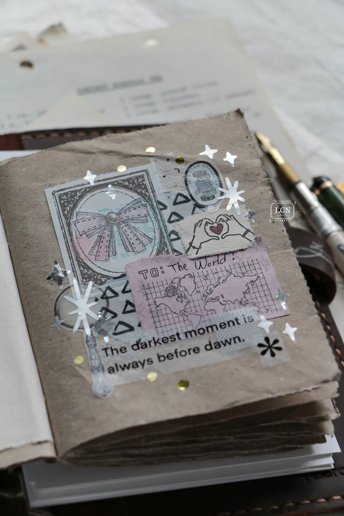 LCN Design Studio: Words Rubber Stamp
