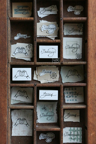 LCN Design Studio: Words Rubber Stamp