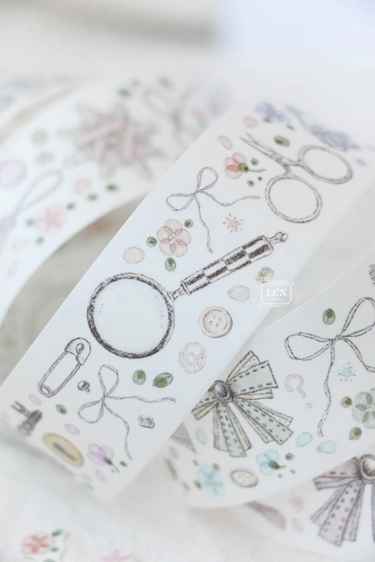 LCN Design Studio Tape Sample: Joy Bringer and Sticker Club