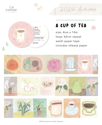 Lacreme Washi Tape: A Cup of Tea