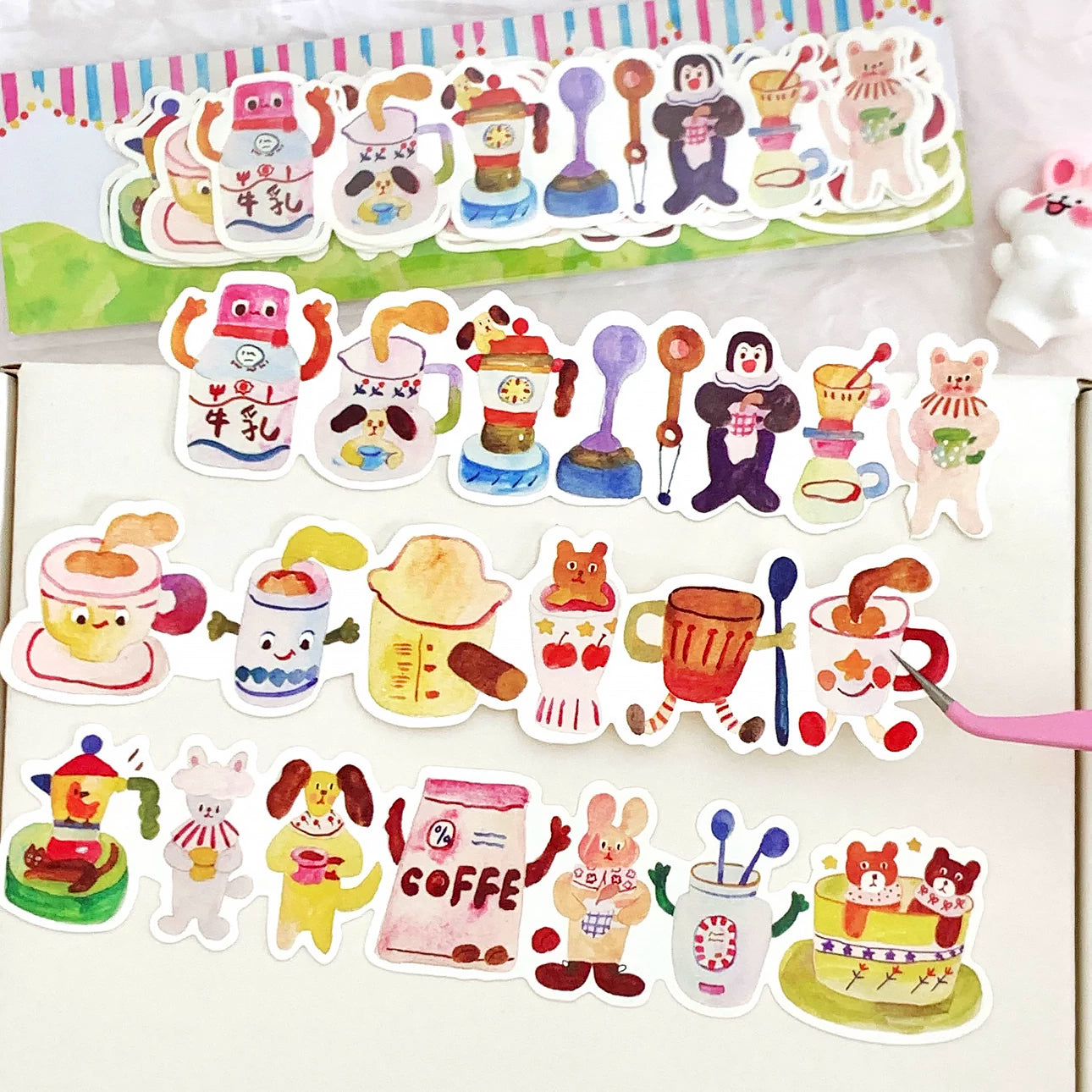 Lacreme Memo Paper: Watercolor Doodles