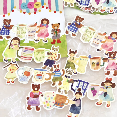 Lacreme Memo Paper: Watercolor Doodles