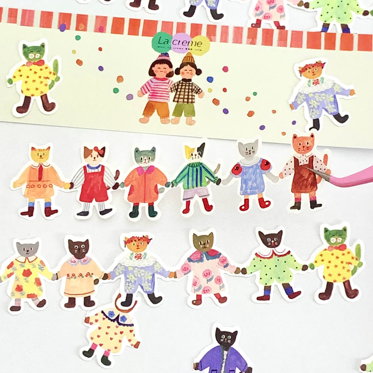 Lacreme Memo Paper: Watercolor Doodles