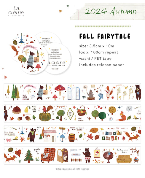 Lacreme Masking Tape: Fall Fairytale