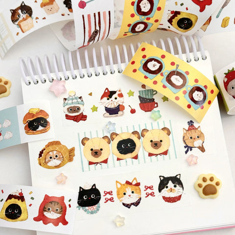 Lacreme Washi Tape: Sweet Cats