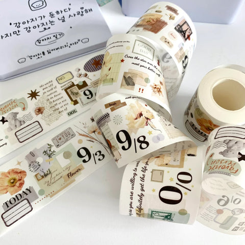 Lacreme Washi Tape: Tea Stains