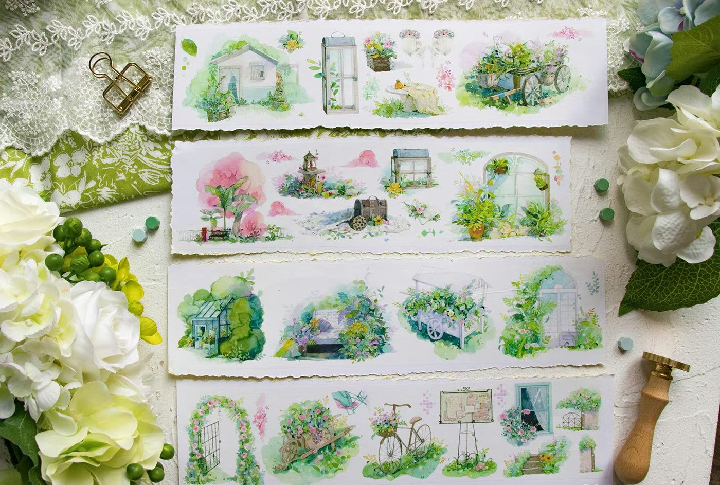 Lemontree Product Masking Tape: Aaron's Garden