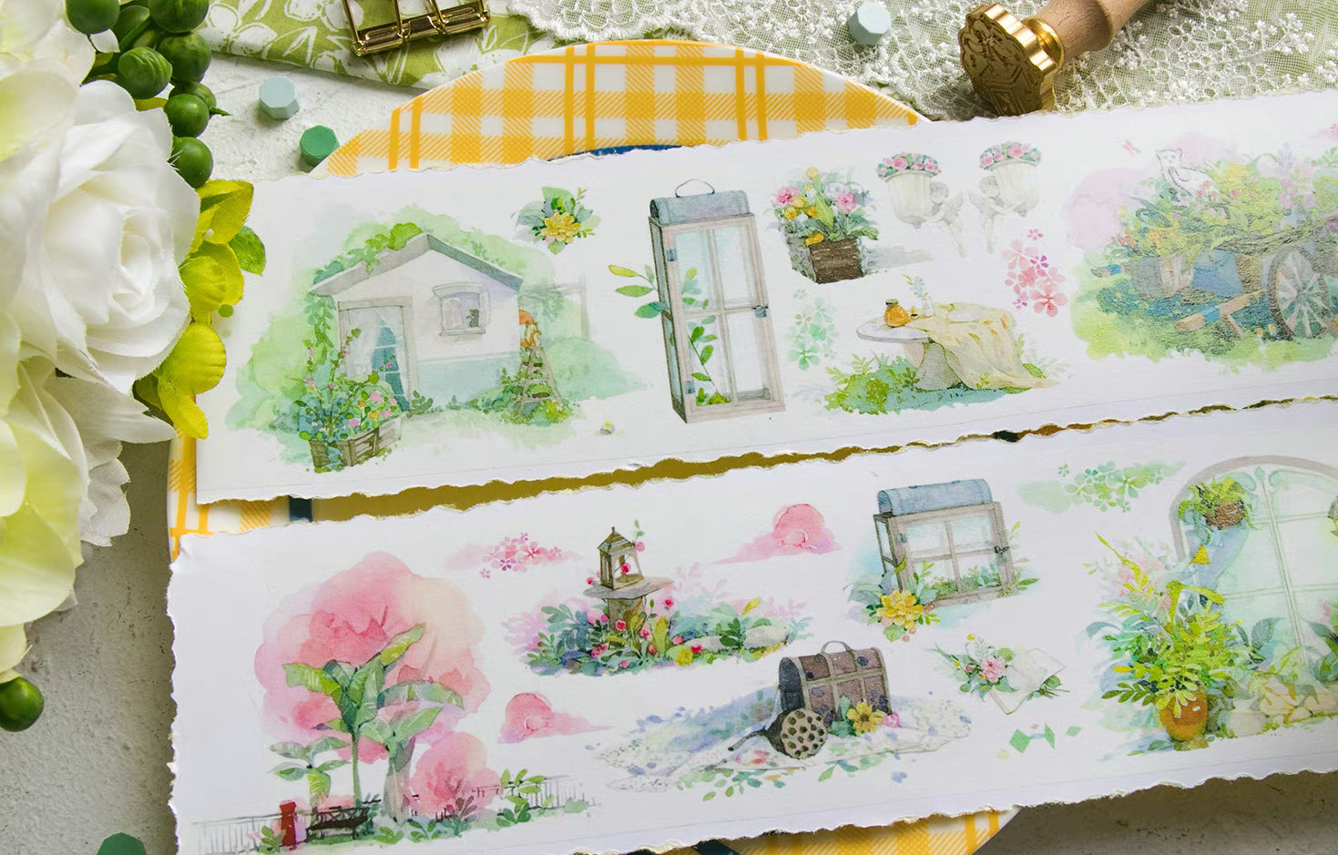 Lemontree Product Masking Tape: Aaron's Garden