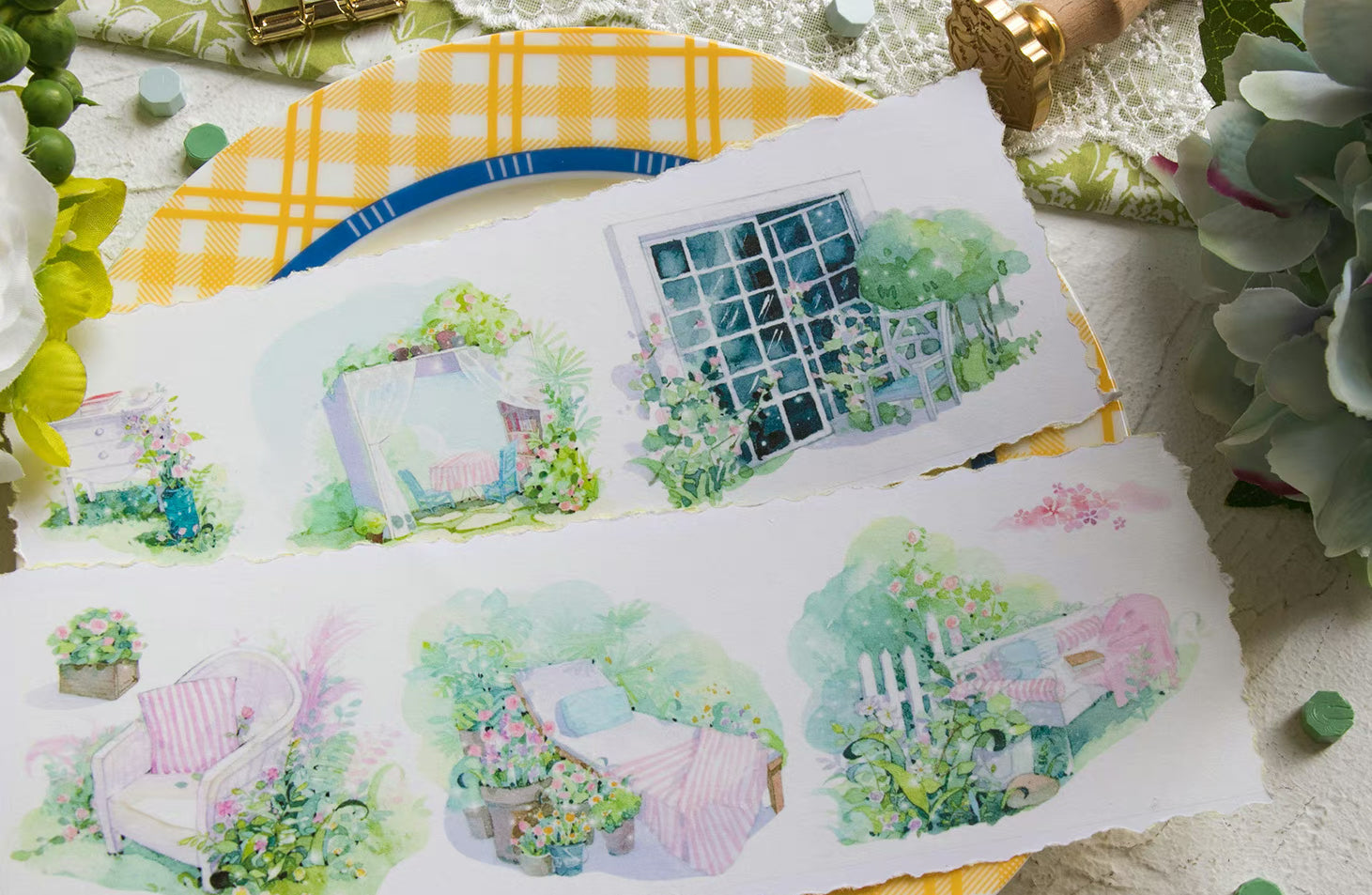 Lemontree Product Masking Tape: Aaron's Garden