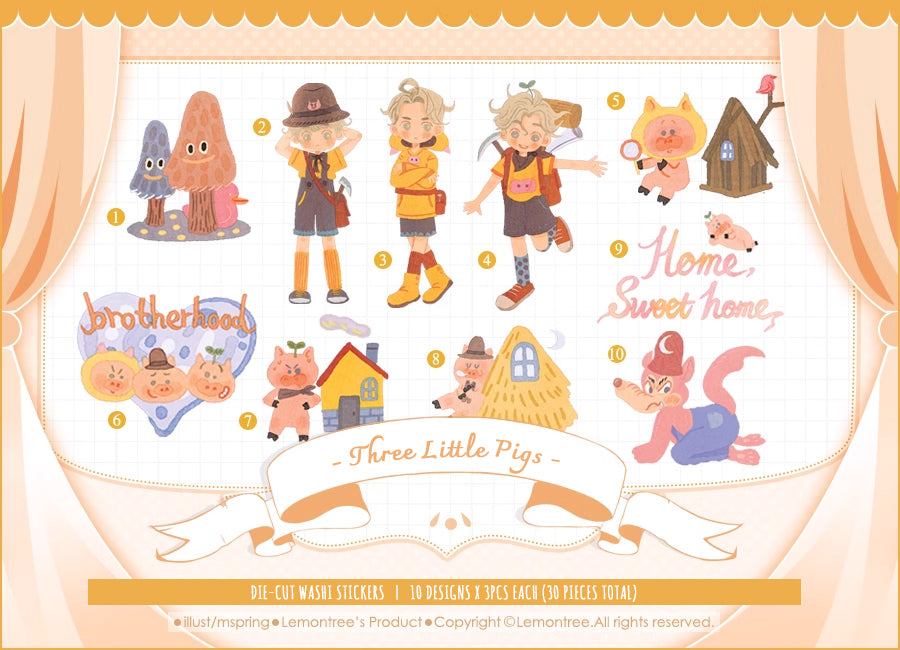 Lemontree Product: Fairy Tale Stickers Pack (Series A)