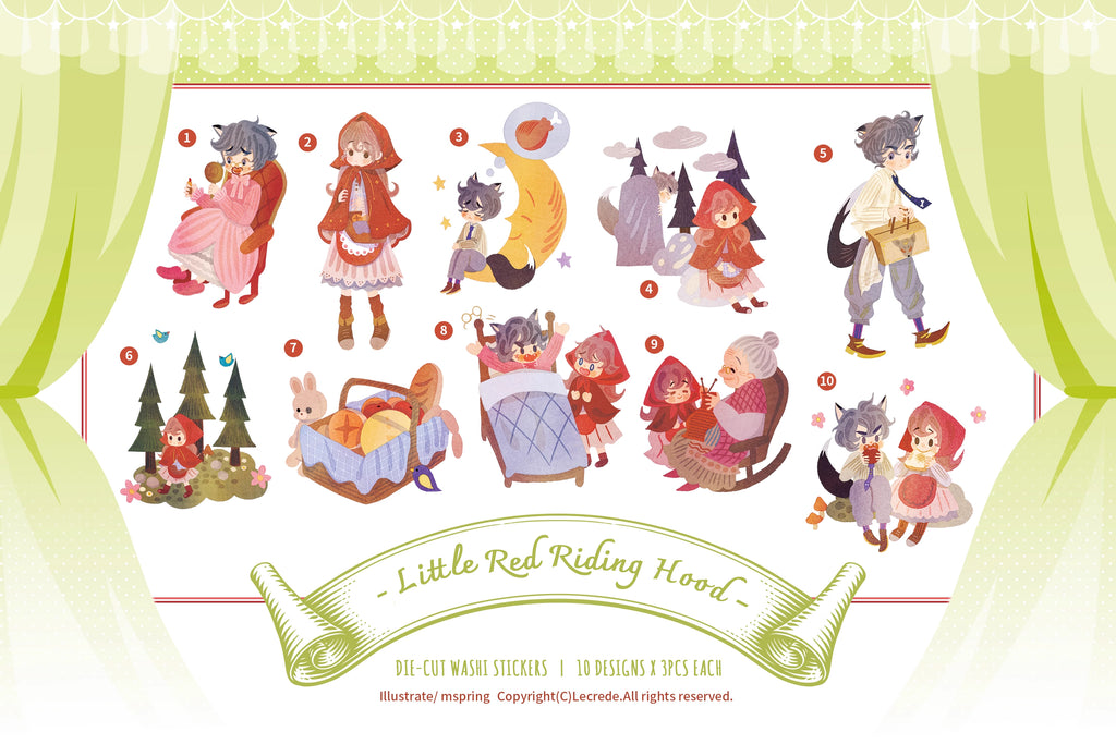 Lemontree Product: Fairy Tale Stickers Pack (Series B)