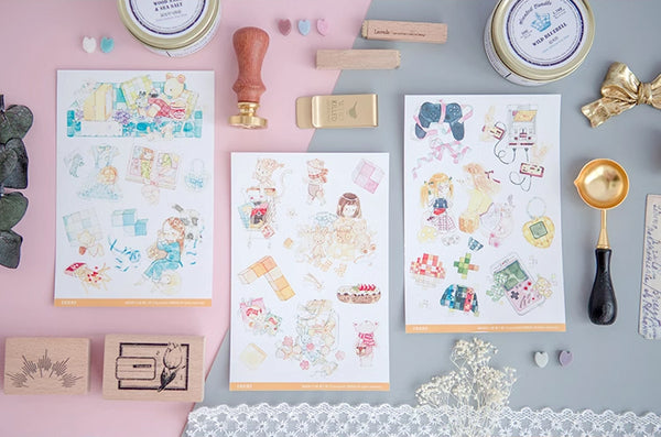 Lemontree Product: Leisure Time Stickers Sheet