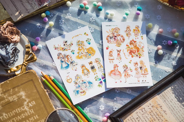 Lemontree Product: Lolita's Hat Stickers Sheet