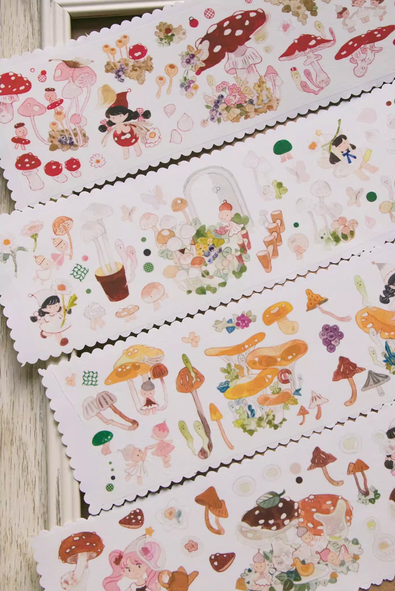 Lemontree Product Masking Tape: Mushroom Story