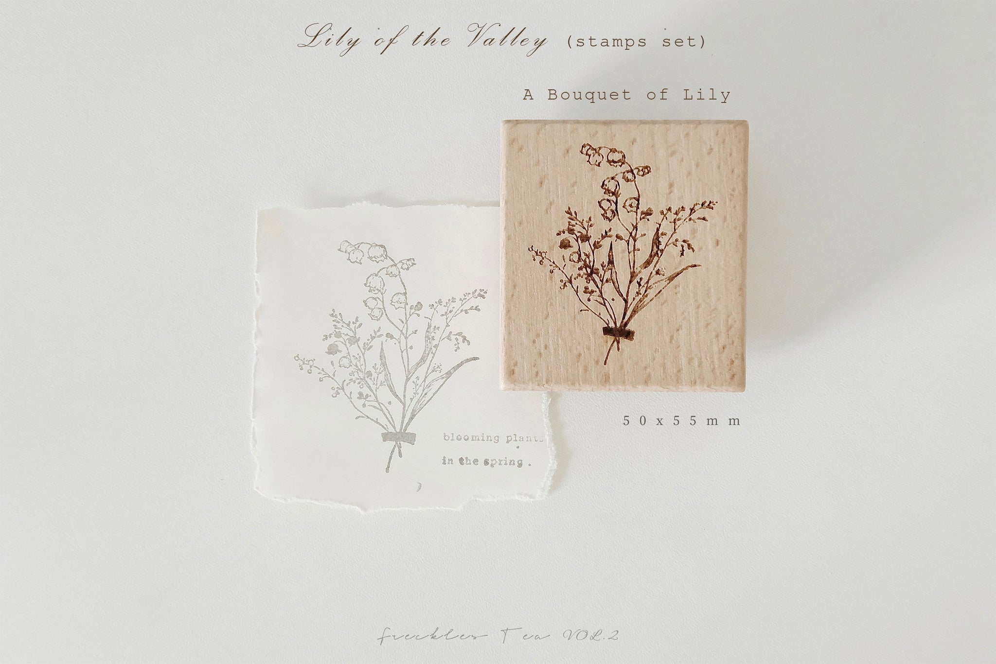 Freckles Tea Stamps Set: Lily of the Valley