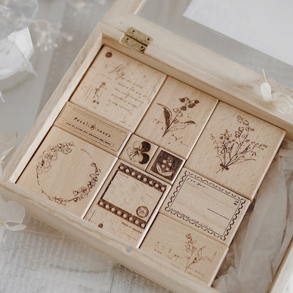 Freckles Tea Stamps Set: Lily of the Valley