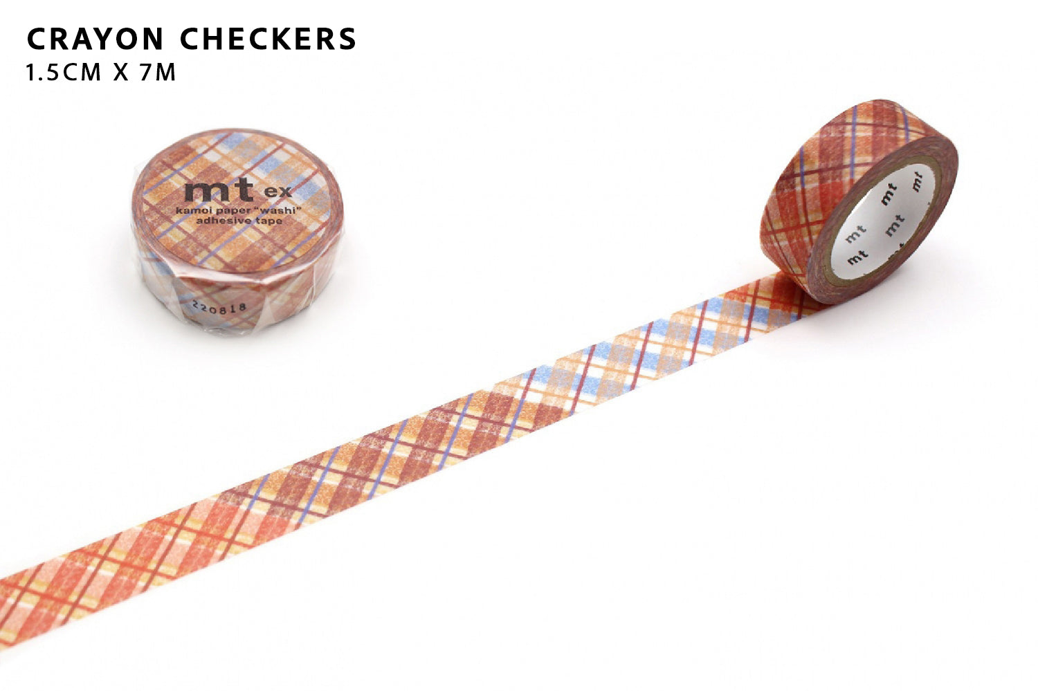 MT Plaid and Checker Pattern Washi Tapes