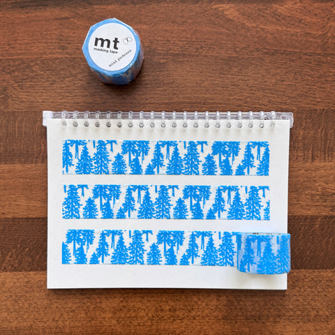 MT x Mina Perhonen Cotton Tape: Blue Forest