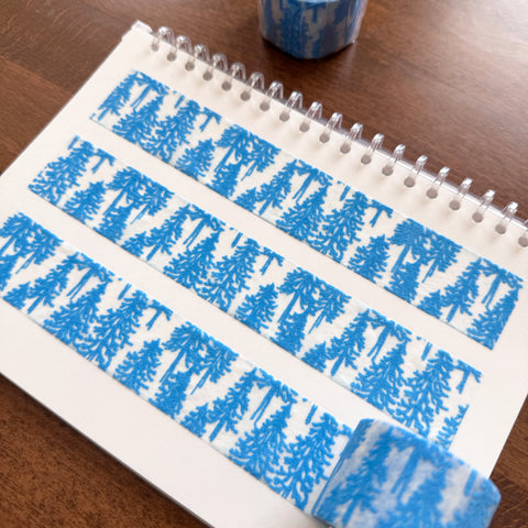 MT x Mina Perhonen Cotton Tape: Blue Forest