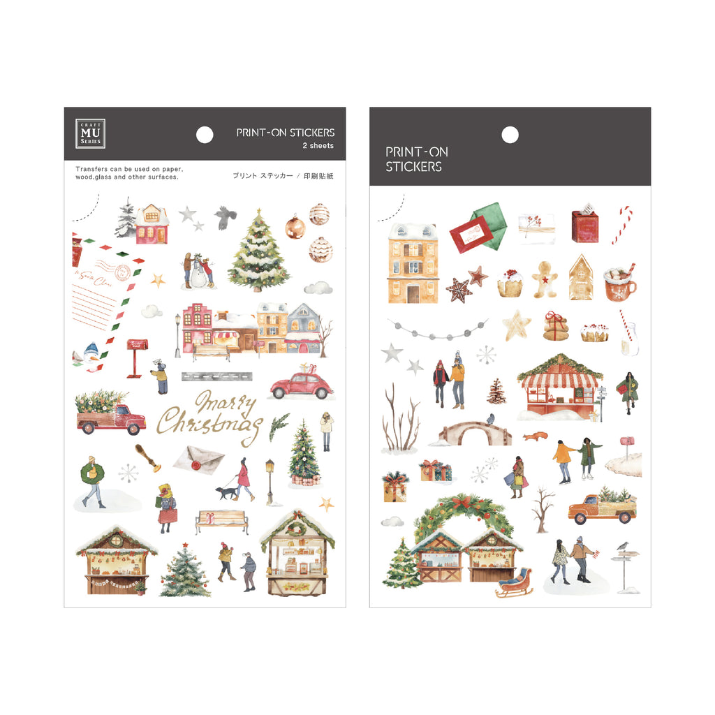 MU Lifestyle Christmas Print-On Stickers: 1029