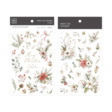MU Lifestyle Christmas Print-On Stickers: 1031
