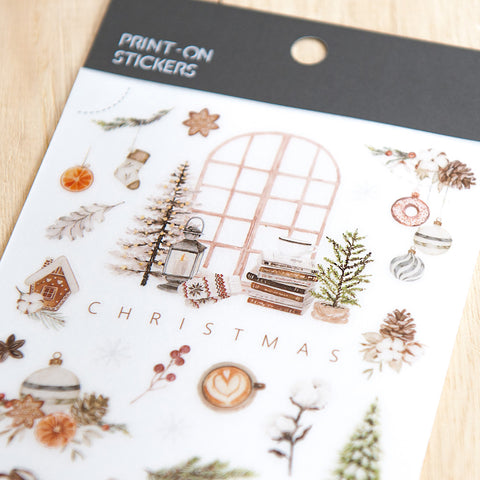 MU Lifestyle Christmas Print-On Stickers: 1032