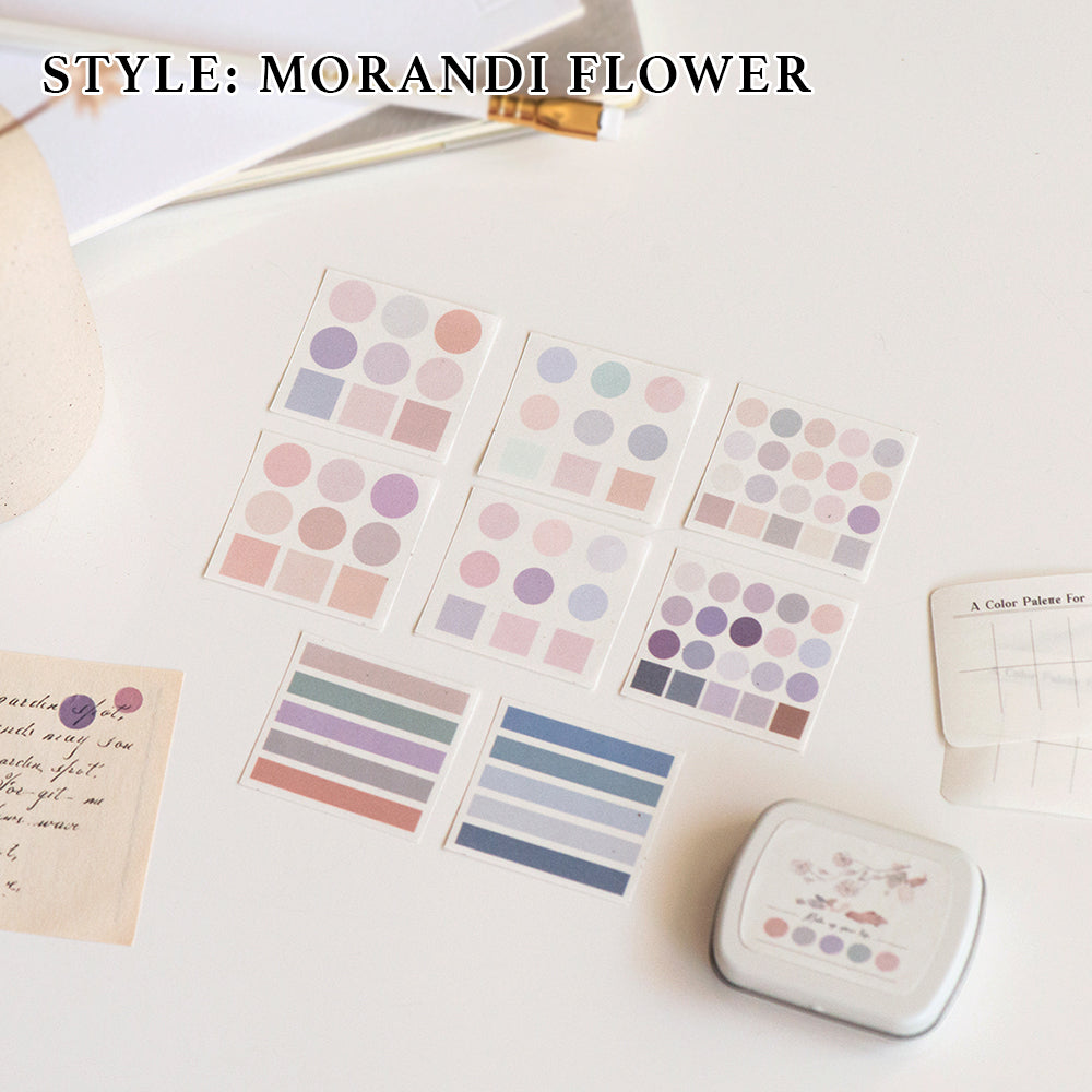 MU Lifestyle Color Palette Tin Can Stickers