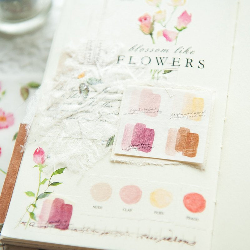 MU Lifestyle Watercolor Palette Tin Can Stickers