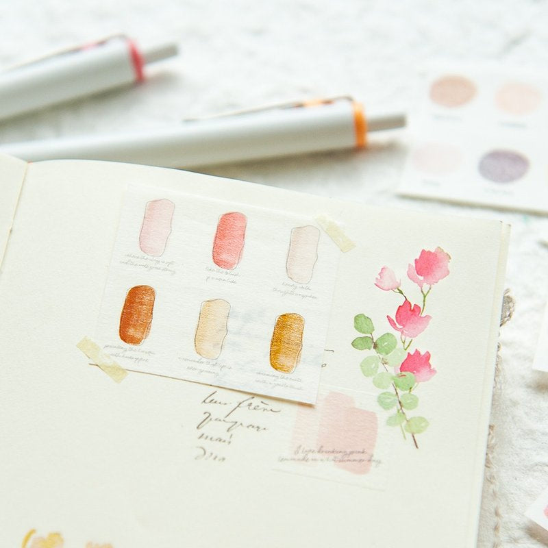 MU Lifestyle Watercolor Palette Tin Can Stickers