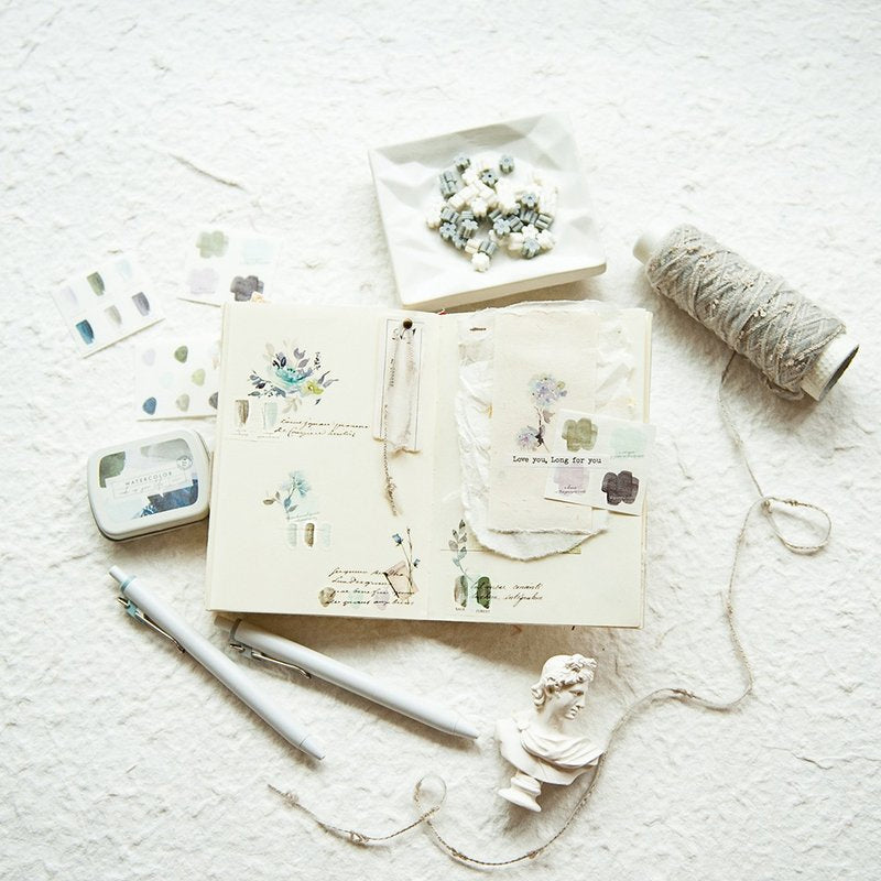 MU Lifestyle Watercolor Palette Tin Can Stickers