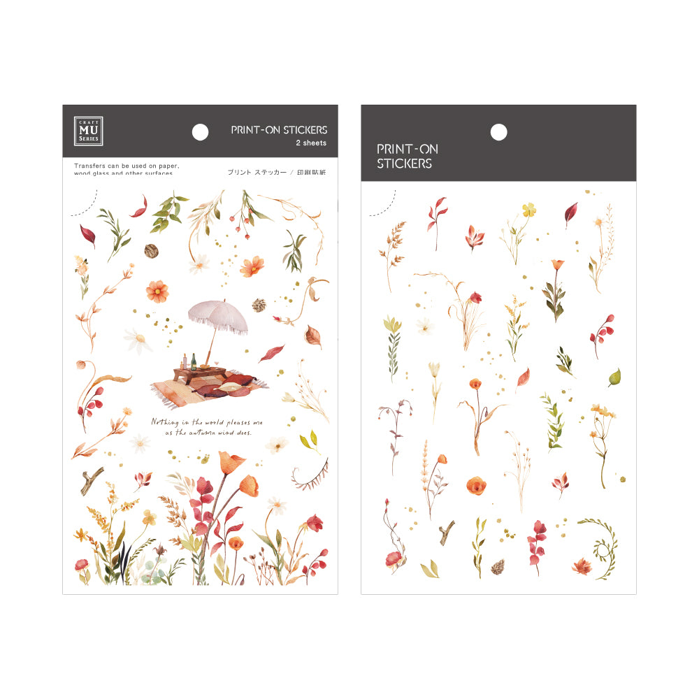 MU Lifestyle Print-On Stickers: 286
