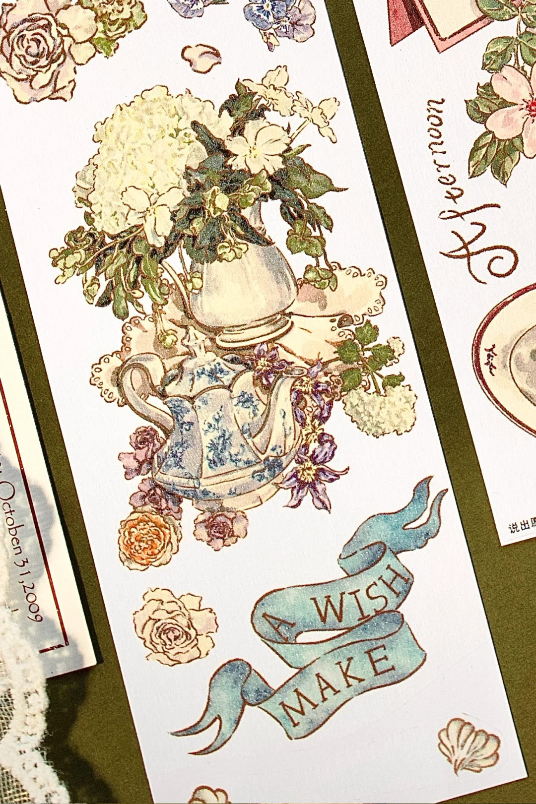 Make A Wish Masking Tape: High Tea