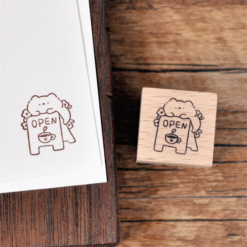 Maru Stationery: Kitty Cafe Stamps Set