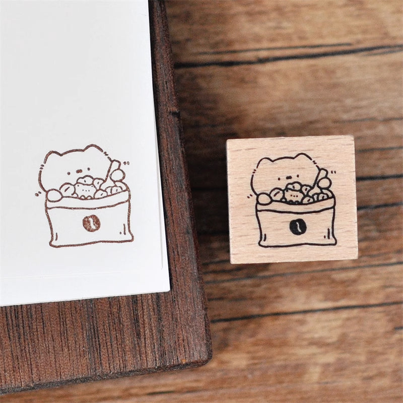 Maru Stationery: Kitty Cafe Stamps Set