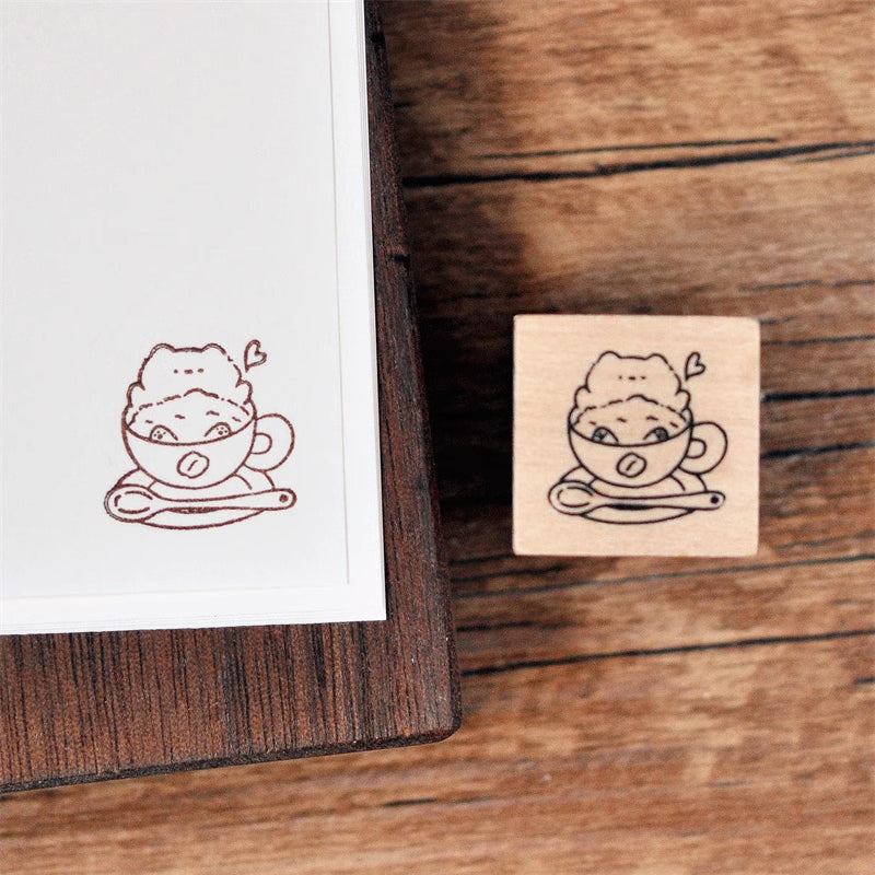 Maru Stationery: Kitty Cafe Stamps Set