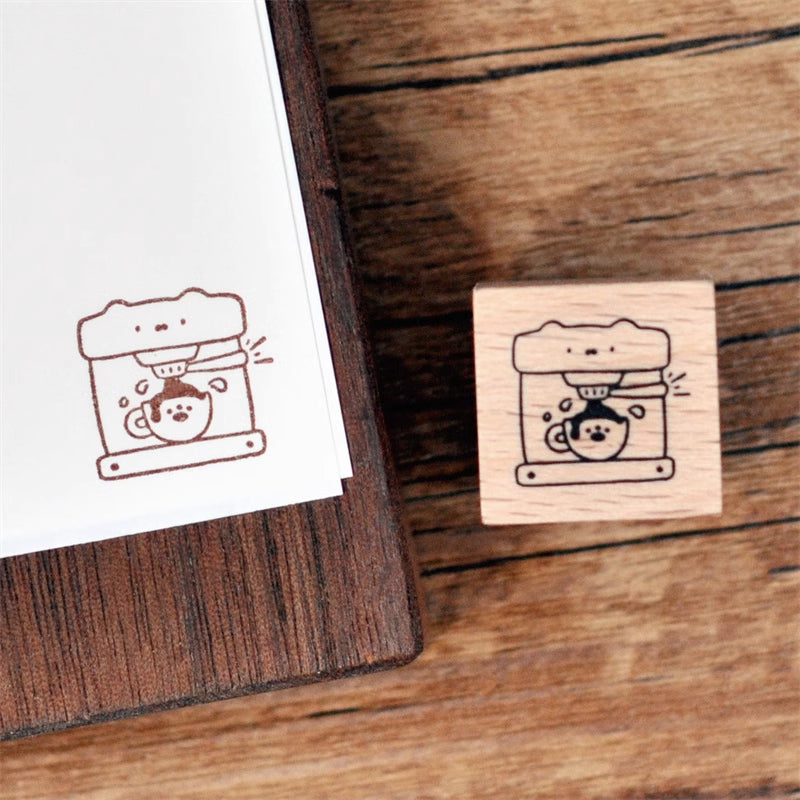 Maru Stationery: Kitty Cafe Stamps Set