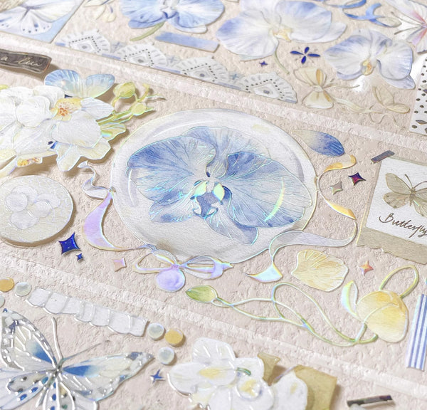 Menu Stationery Masking Tape: Butterfly Orchid