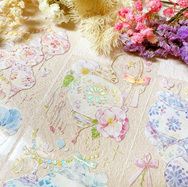 Menu Stationery Masking Tape: Flower Lanterns