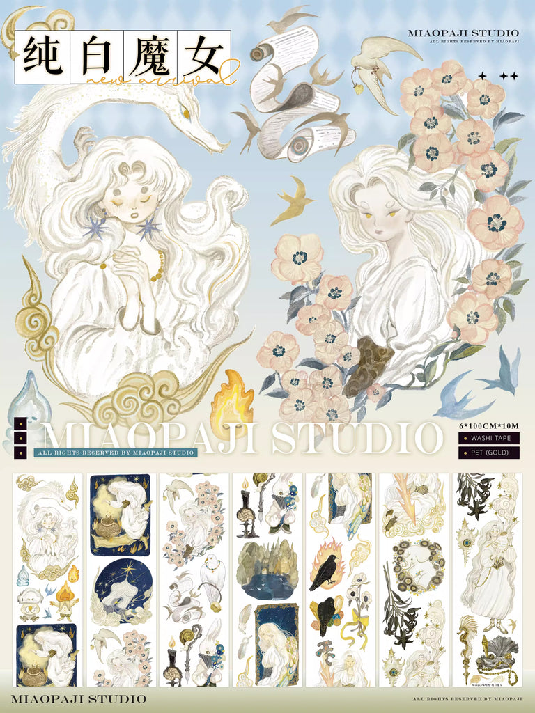 Miaopaji Masking Tape: White Witch